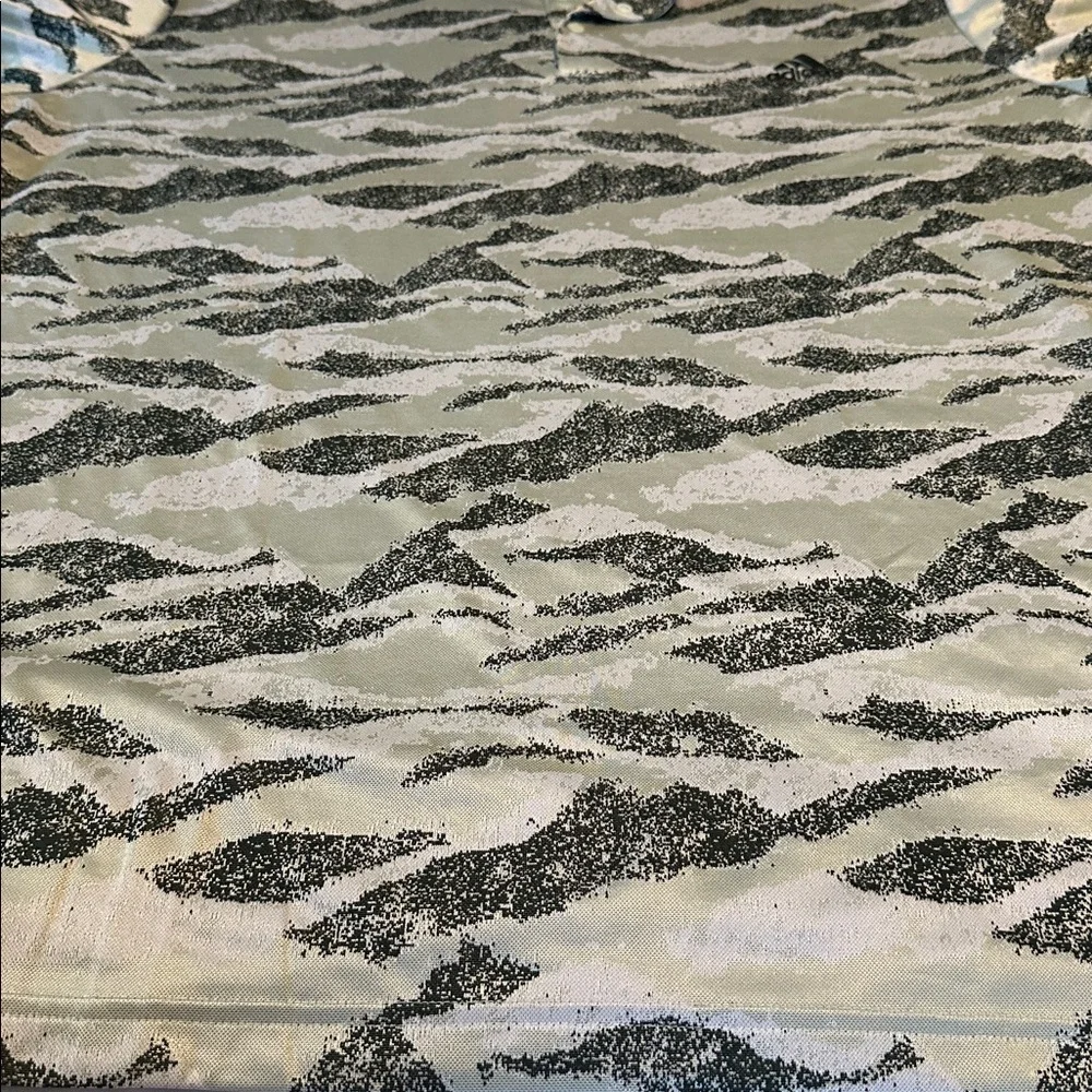 adidas Gray and Black Patterned Polo Shirt